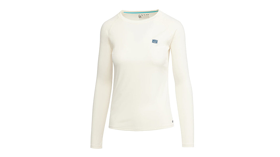 AVID Sportswear Islamorada Avidry Long Sleeve Shirt - Womens, Bone, Extra Small, WK12402BONXS