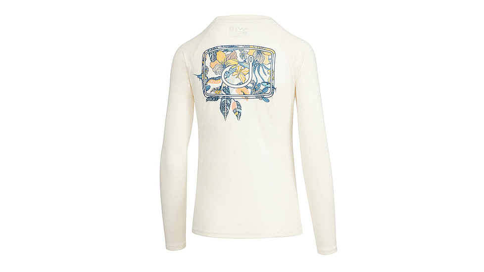 AVID Sportswear Islamorada Avidry Long Sleeve Shirt - Womens, Bone, Extra Small, WK12402BONXS