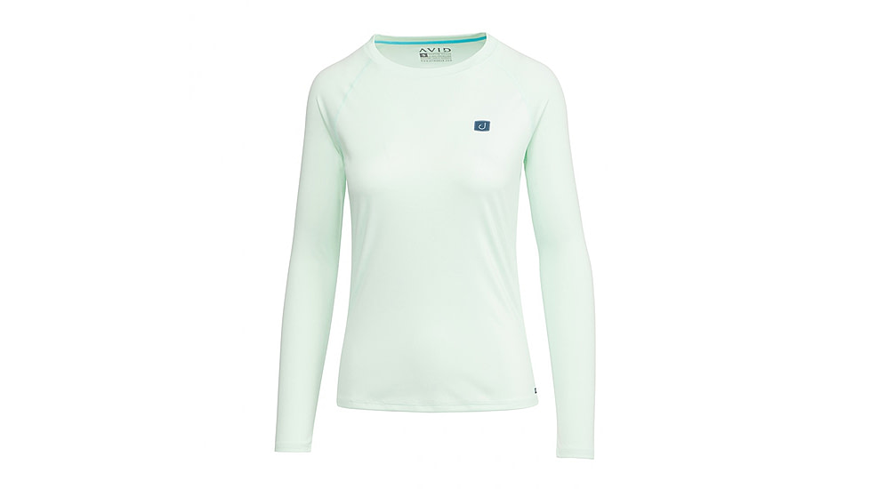 AVID Sportswear Islamorada Avidry Long Sleeve Shirt - Womens, Seafoam, Extra Small, WK12402SFMXS