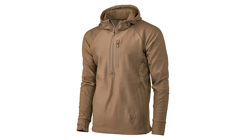 Badlands Flex 1/2 Zip Hoodie 2.0 - Mens, Earth, 3X Large, 21-42382
