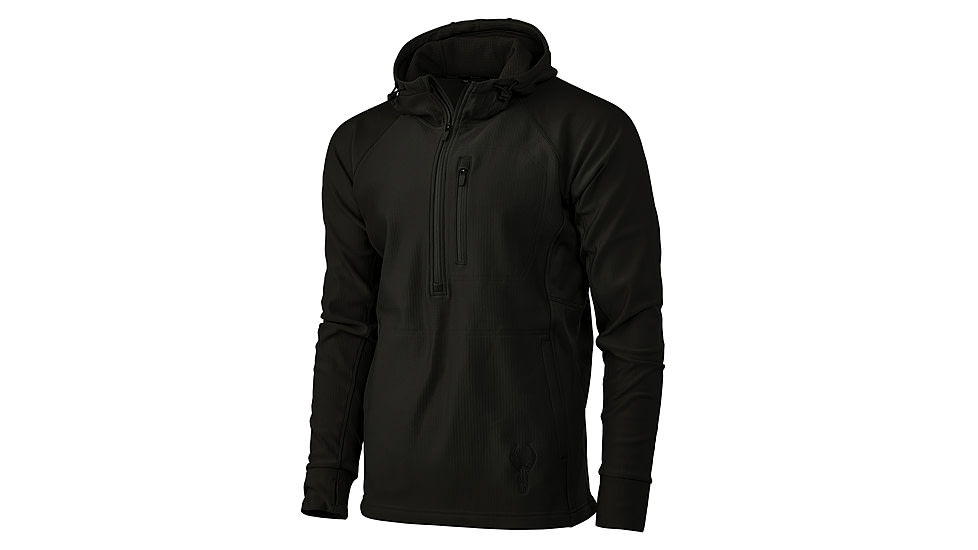 Badlands Flex 1/2 Zip Hoodie 2.0 - Mens, Onyx, 3X Large, 21-42394