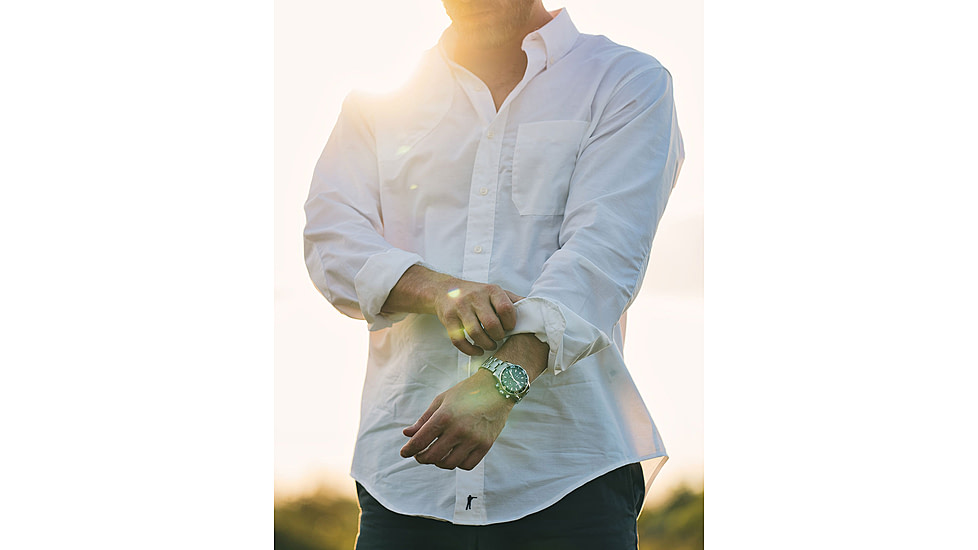 Ball and Buck Sportsmans Shirt - Mens, White Oxford, Medium, 221100301-M