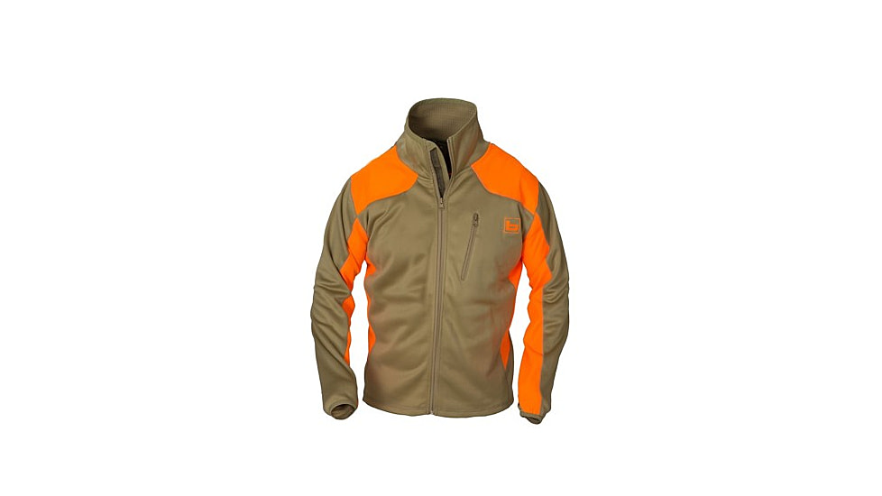 Banded Softshell Full Zip Jacket - Mens, Blaze Orange, 3XL, B1010023-BLZ-3XL