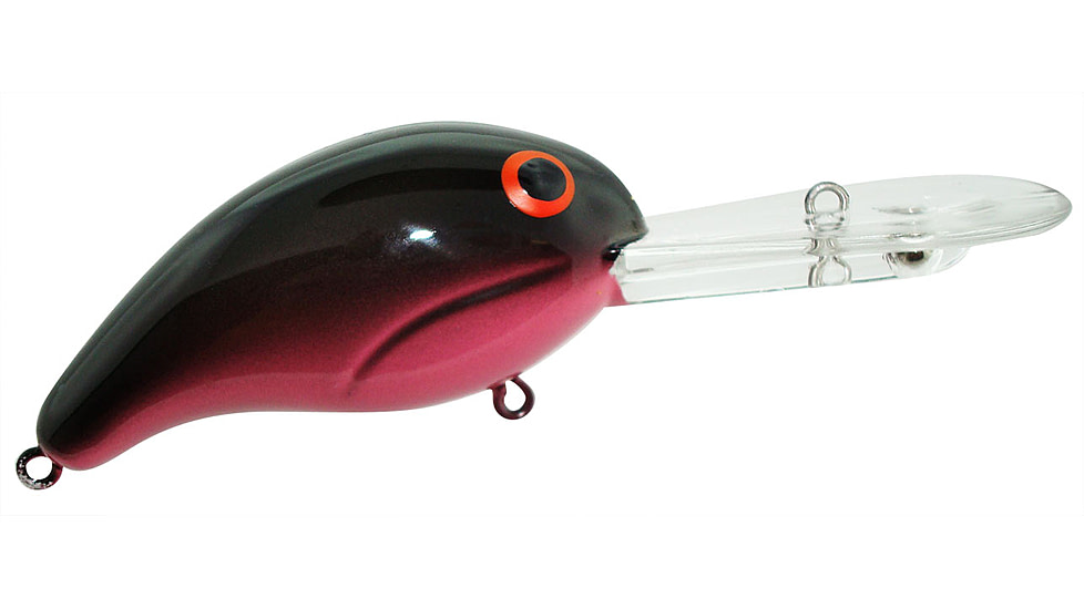 Bandit 300 Series Crankbait, 2 1/4in, 3/8oz, Black Bubblegum Crappie, BDT3D49
