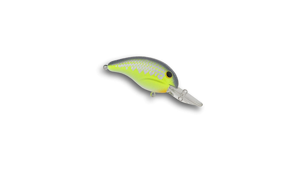 Bandit 300 Series Crankbait, 2in, 1/4oz, Chartreuse Fleck, BDT3D66