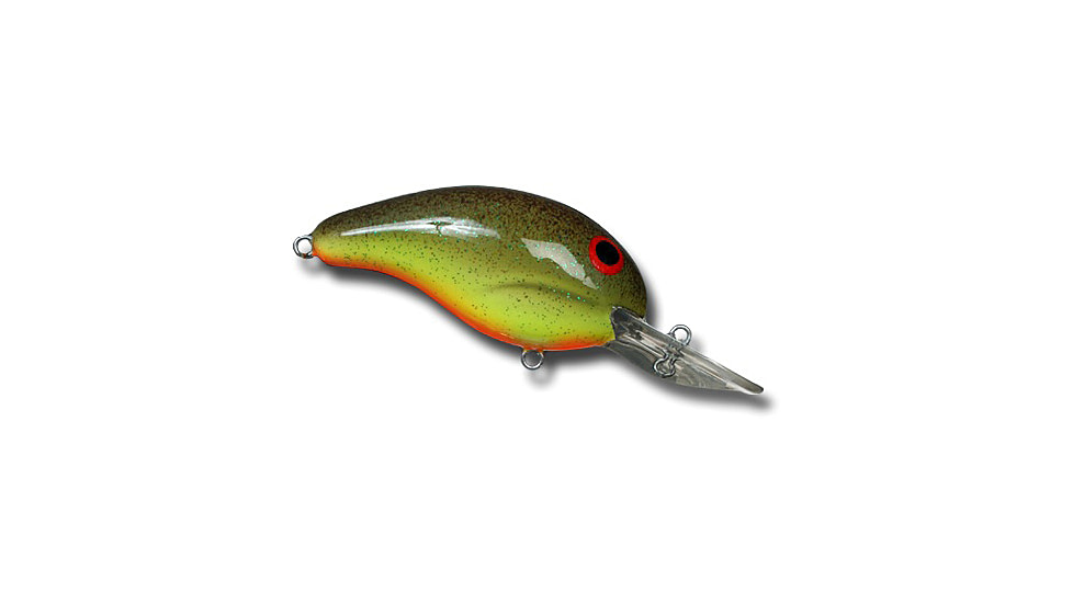 Bandit 300 Series Crankbait, 2in, 1/4oz, Chartreuse Rootbeer Sparkle, BDT3A28