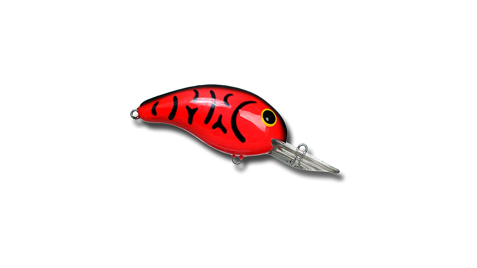 Bandit 300 Series Crankbait, 2in, 1/4oz, Red Crawfish, BDT338