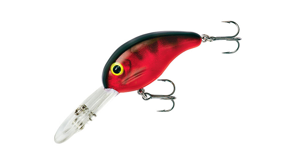 Bandit 300 Series Crankbait, 2in, 3/8oz, Cr Red Crawdad, BDT3B37