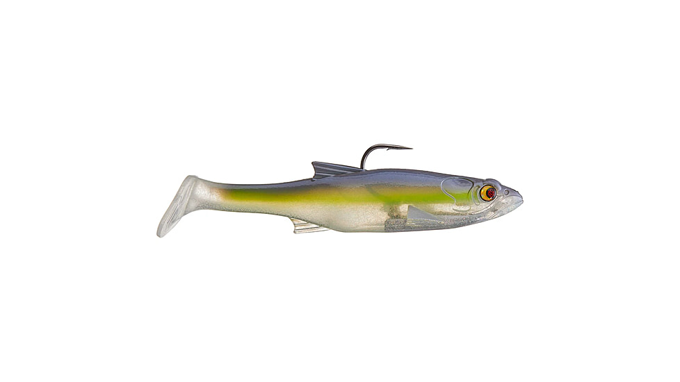 Bass Mafia Daingerous Swimbait Loaded, Shallow, Blueback Herring, 6, BMDLS-6SH-BBH