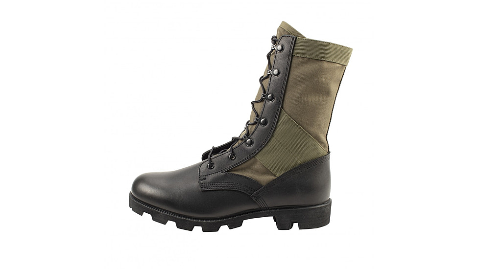 Belleville 8in Canopy Jungle Boots - Mens, Olive Drab, 7.5 US/Wide, BV503PR 075W