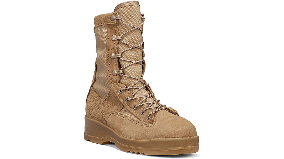 Belleville Hot Weather Steel Toe Flight Boot - Mens, Desert Tan, 4.5, Regular, 330DESST 045R