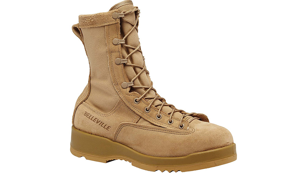 Belleville Hot Weather Steel Toe Flight Boot - Mens, Desert Tan, 4.5, Regular, 330DESST 045R