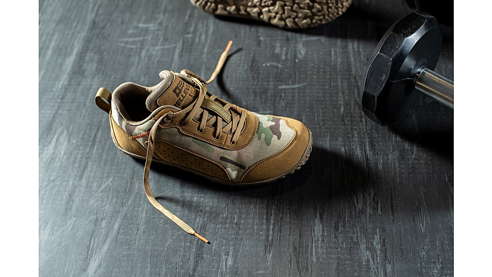 Belleville Low-Cut Mini-Mil Barefoot Activity Shoes - Mens, Coyote Multicam Arid, 7.5 US/Wide, MM004 075W