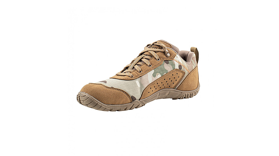 Belleville Low-Cut Mini-Mil Barefoot Activity Shoes - Mens, Coyote Multicam Arid, 7.5 US/Wide, MM004 075W
