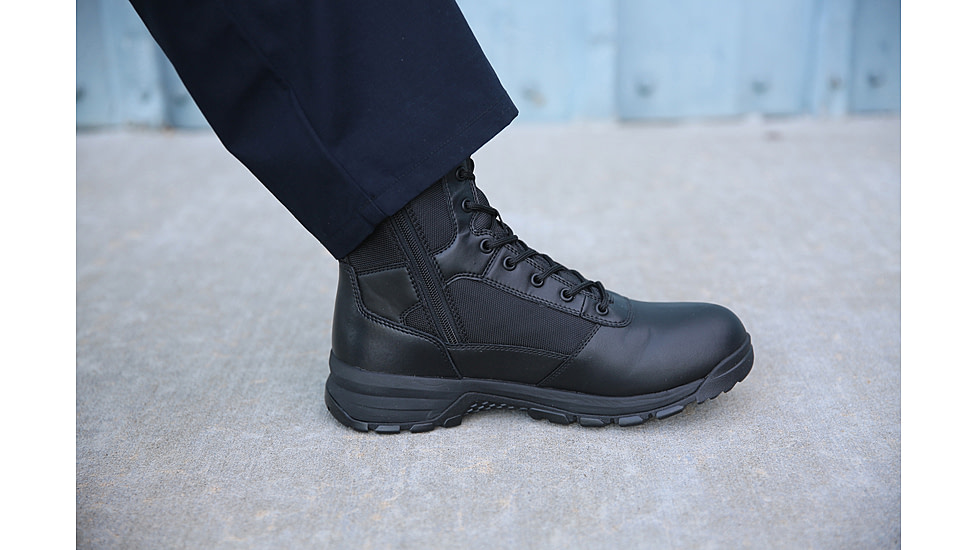 Belleville Spear Point BV918Z 8in Lightweight Side-Zip Tactical Boot - Mens, Black, 14, Wide, BV918Z 140W