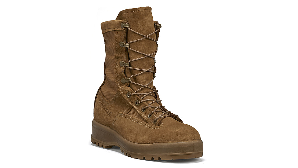 Belleville Waterproof Flight &amp; Combat Boot - Mens, Coyote, 3, Narrow, C790 030N
