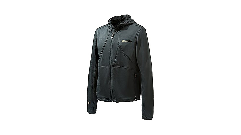 Beretta Active Performance Hoody Fleece Jacket - Mens, Black, Large, P3131T06560999L