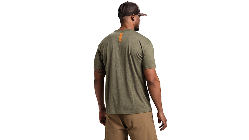 Beretta Hardlines T-Shirt - Men's, Short Sleeve, Heather Mil Green, Small, TS219T189007AUS