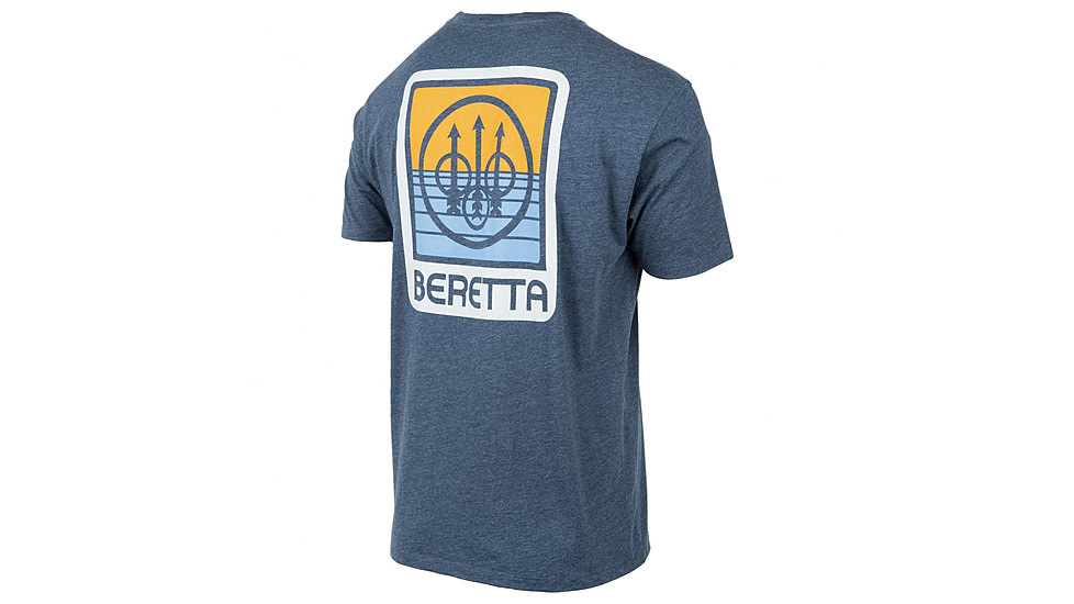 Beretta HorizonT-Shirt - Mens, Short Sleeve, Navy Heather, 3XL, TS224T1890051YXXXL