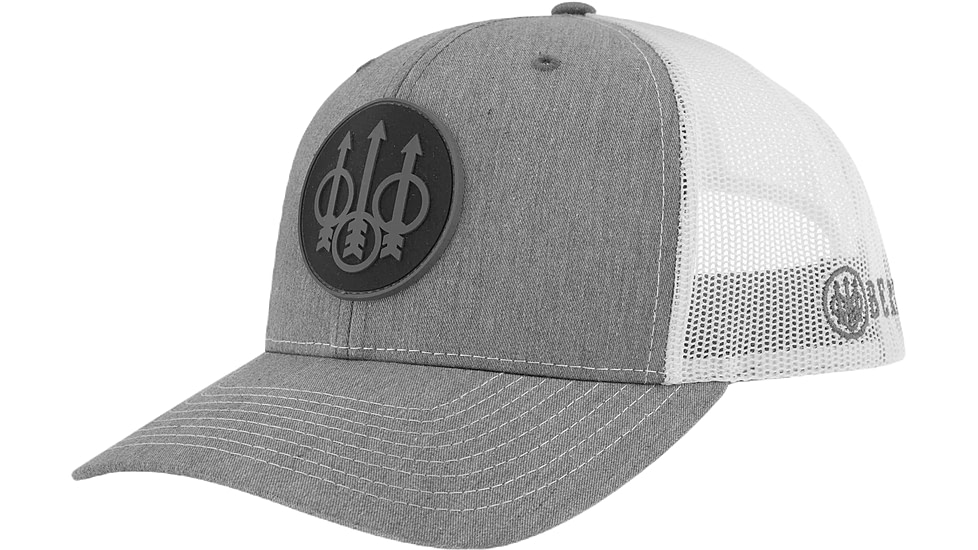 Beretta JS Trucker Hat - Men's, Charcoal &amp; White, One Size, BC017T16750964