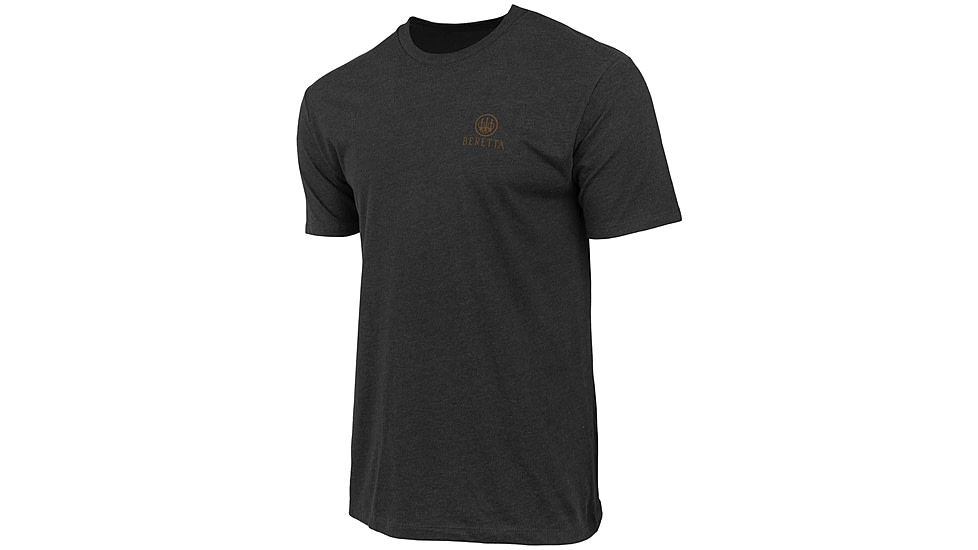 Beretta Legacy T-Shirt - Men's, Short Sleeve, Heather Charcoal, Small, TS218T1890089US