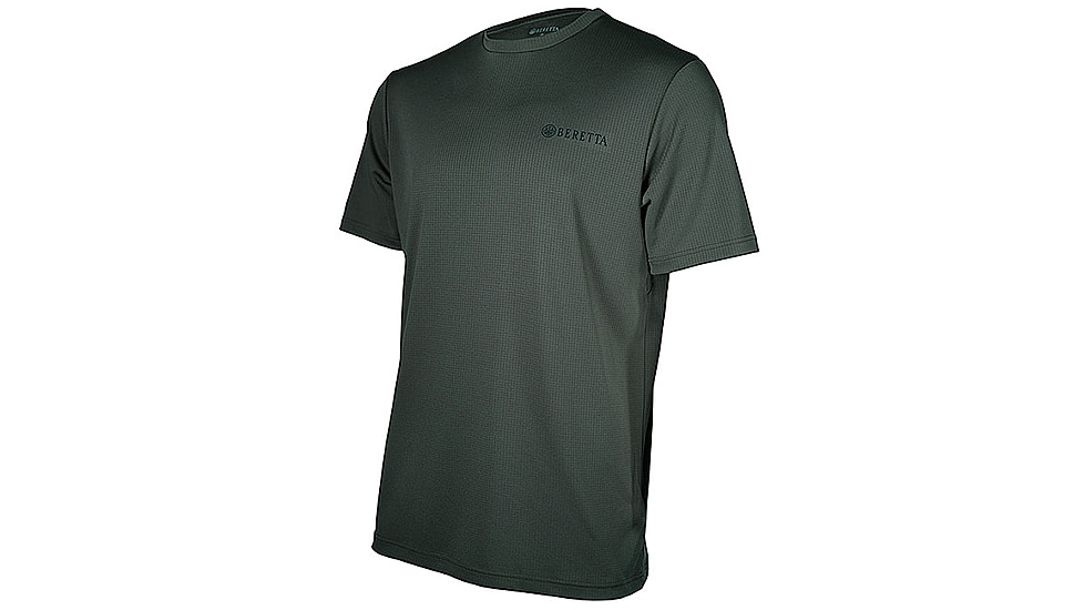 Beretta Mens US Tech Short Sleeve T-Shirt, Green, Small TS541T13220715S
