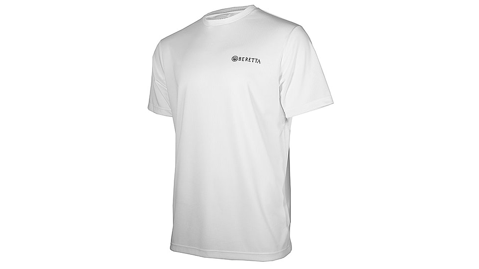 Beretta Mens US Tech Short Sleeve T-Shirt, White, 3XL TS541T1322015BXXXL