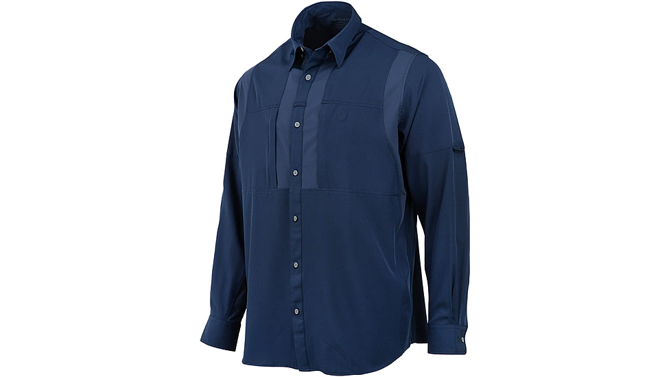 Beretta TKAD Flex Shirt - Men's, Long Sleeve, Blue Total Eclipse, 2XL, LU931T23340504XXL