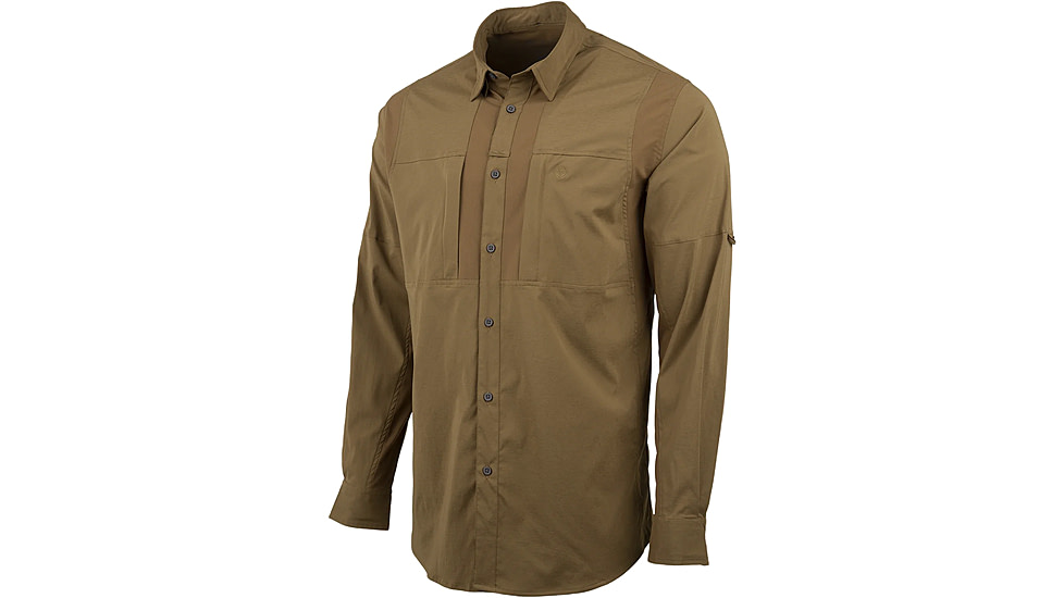 Beretta TKAD Flex Shirt - Mens, Long Sleeve, Flat Dark Earth, 2XL, LU931T2334086YXXL