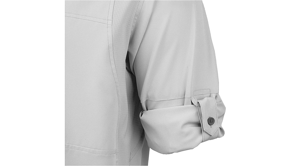 Beretta TKAD Flex Shirt - Men's, Long Sleeve, Light Grey, Extra Large, LU931T23340966XL