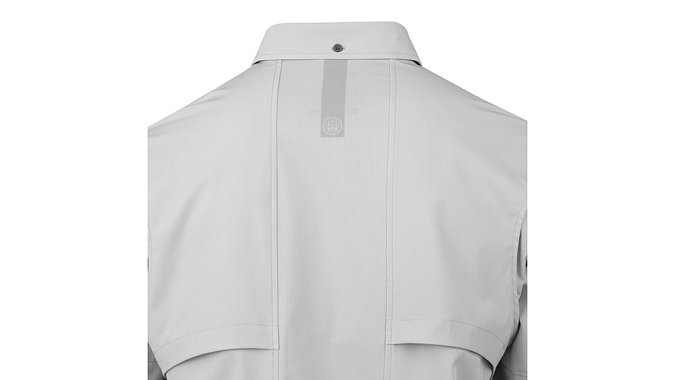Beretta TKAD Flex Shirt - Mens, Long Sleeve, Light Grey, Extra Large, LU931T23340966XL