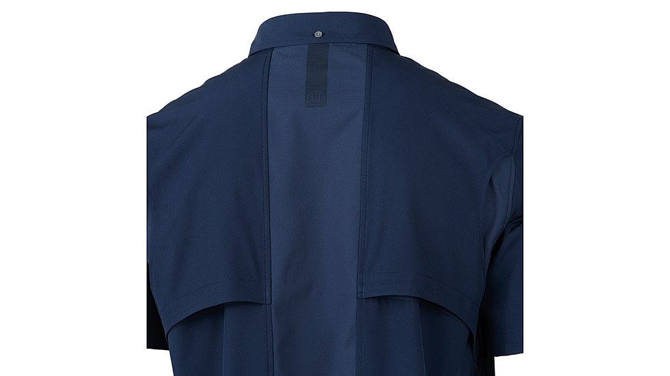 Beretta TKAD Flex Shirt - Mens, Short Sleeve, Blue Total Eclipse, 3XL, LU951T23340504XXXL