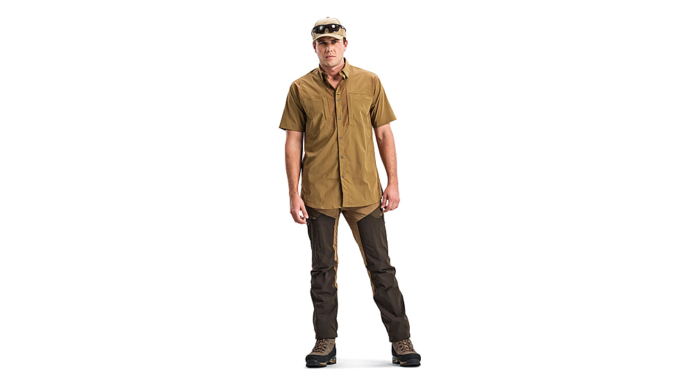 Beretta TKAD Flex Shirt - Mens, Short Sleeve, Flat Dark Earth, Extra Large, LU951T2334086YXL
