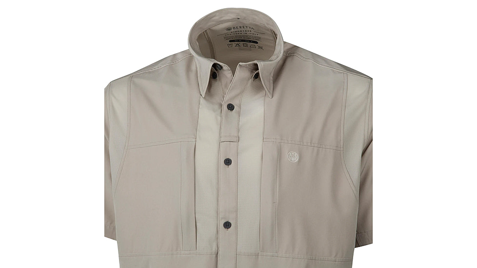 Beretta TKAD Flex Shirt - Mens, Short Sleeve, Sand, 3XL, LU951T23340008XXXL