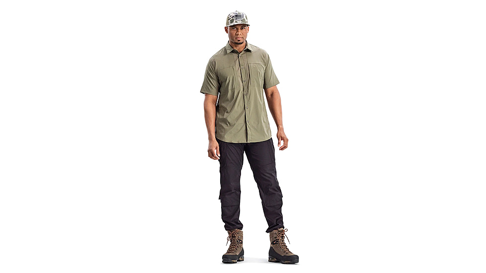 Beretta TKAD Flex Shirt - Mens, Short Sleeve, Stone, 3XL, LU951T23340707XXXL