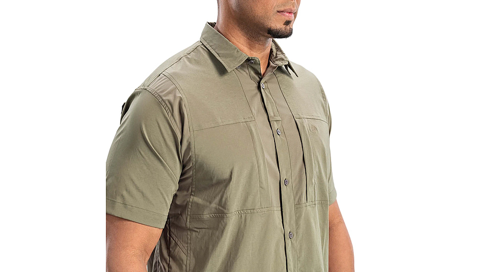 Beretta TKAD Flex Shirt - Mens, Short Sleeve, Stone, 3XL, LU951T23340707XXXL
