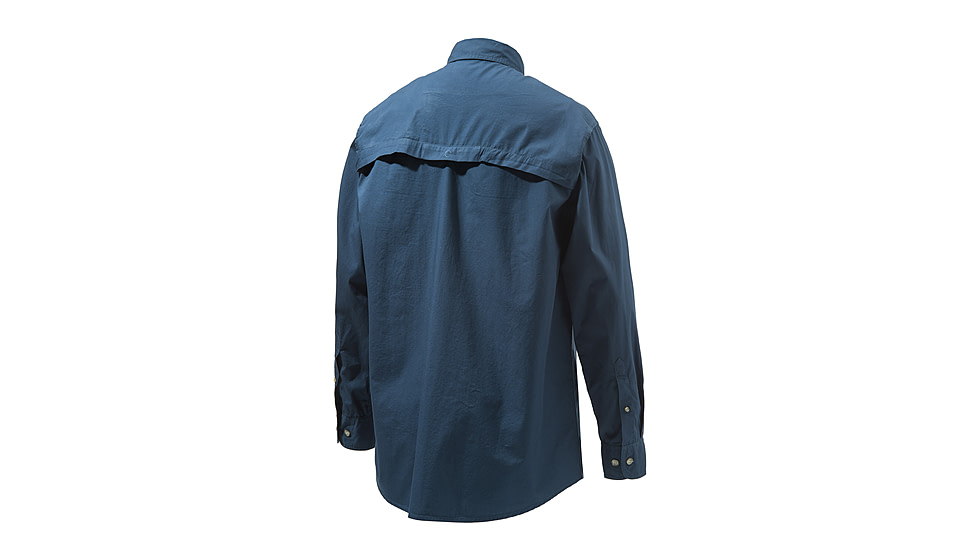 Beretta TM Shooting Shirt L/S, Blue, XXXL, LU15207561053DXXXL