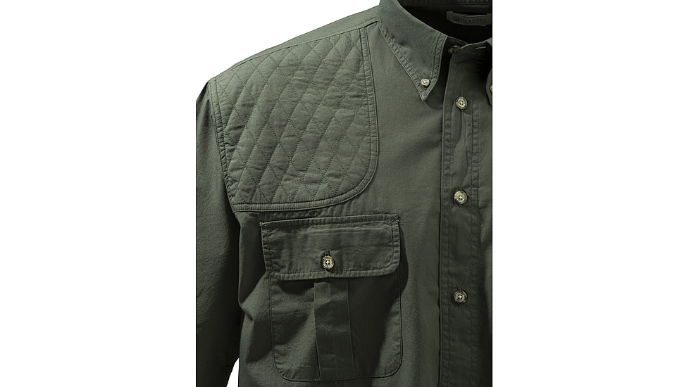 Beretta TM Shooting Shirt L/S, Green, Small, LU152075610715S