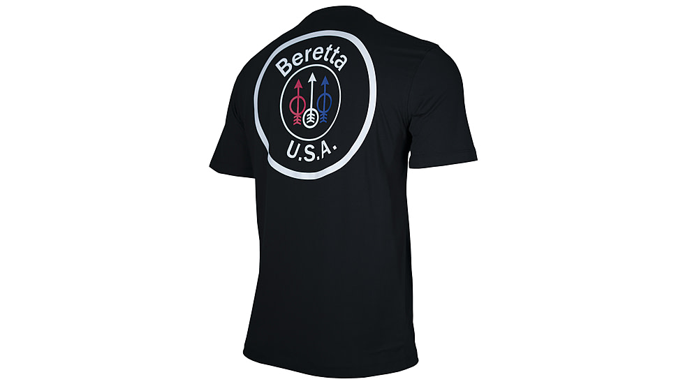 Beretta US Logo T - Shirt, Black, XXL, TS252T14160999XXL