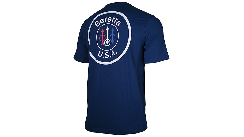 Beretta US Logo T - Shirt, Navy Blue, XXL, TS252T14160530XXL