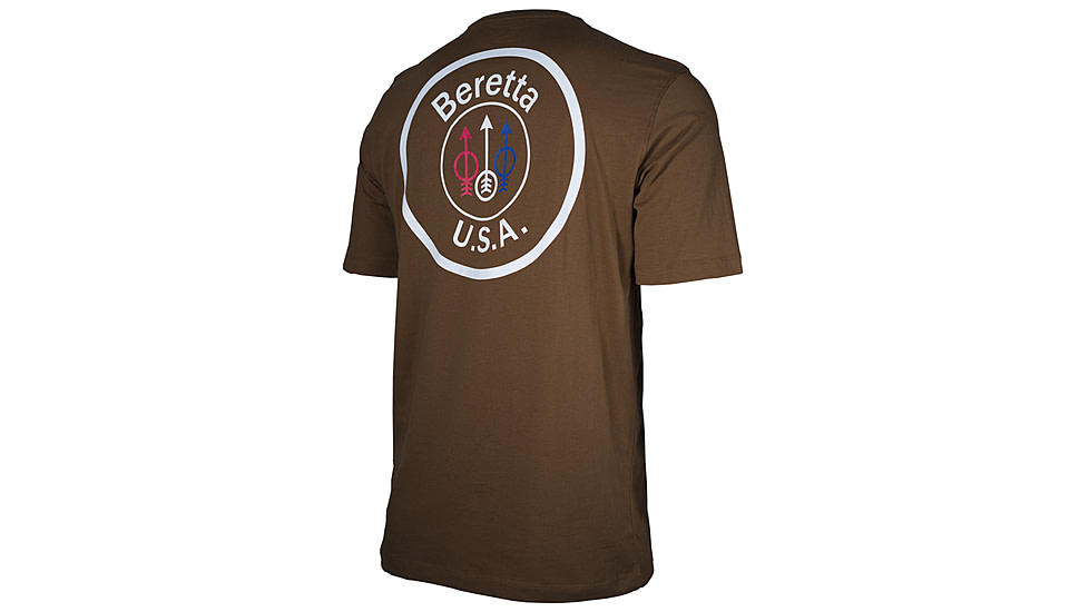 Beretta US Logo T - Shirt, Tobacco, Extra Large, TS252T14160813XL