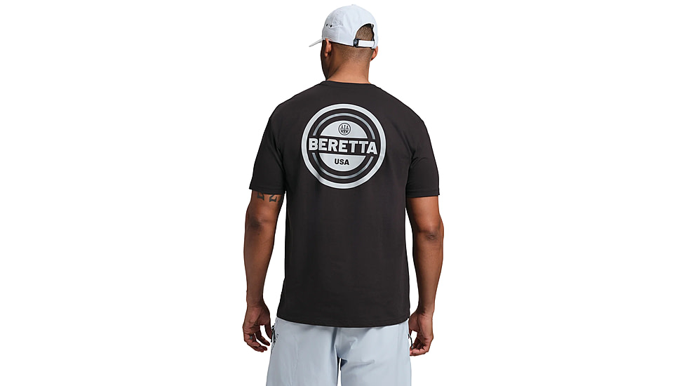 Beretta USA 2.0 T-Shirt - Mens, Short Sleeve, Black, Large, TS226T18900999L