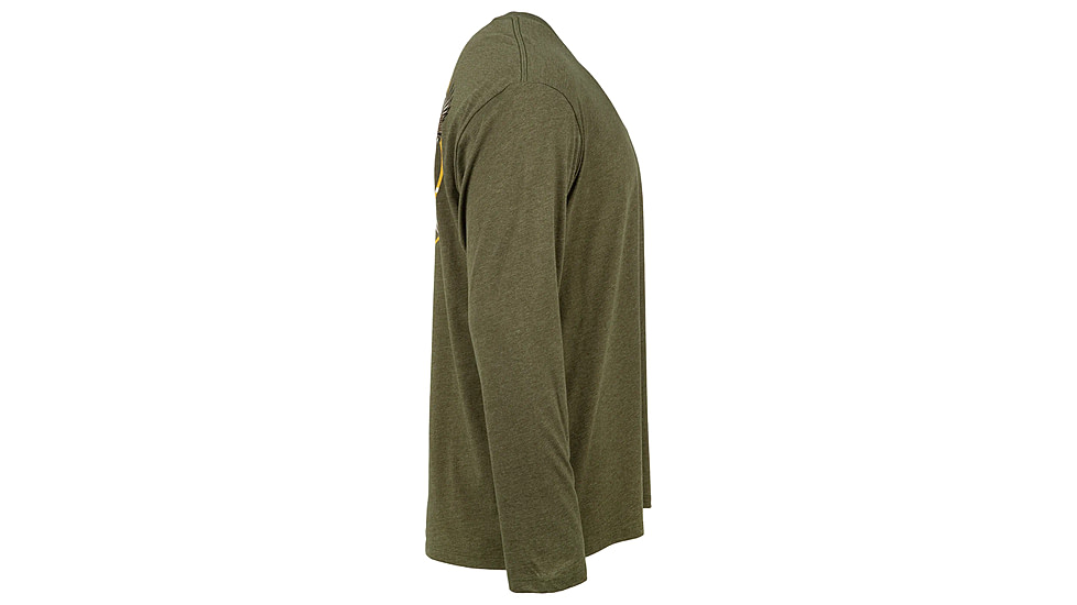 Beretta Wing Drop T-Shirt - Mens, Long Sleeve, Heather Mil Green, 3XL, TS231T189007AUXXXL