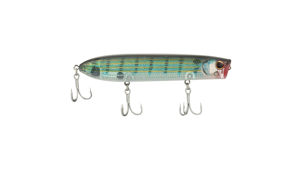 Berkley Cane Walker Saltwater Hard Bait, Topwater, Saltwater, 110, 5/7 oz, 110mm, Topwater, Hook Size 6, 3 Hooks, Pinfish, 110, 1573056