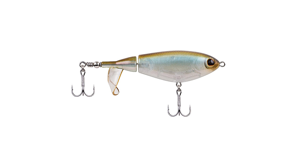 Berkley Choppo Hard Bait, Topwater, 120, 1 oz, 120mm, Topwater, Hook Size 2, 2 Hooks, Perfect Ghost, 1487264