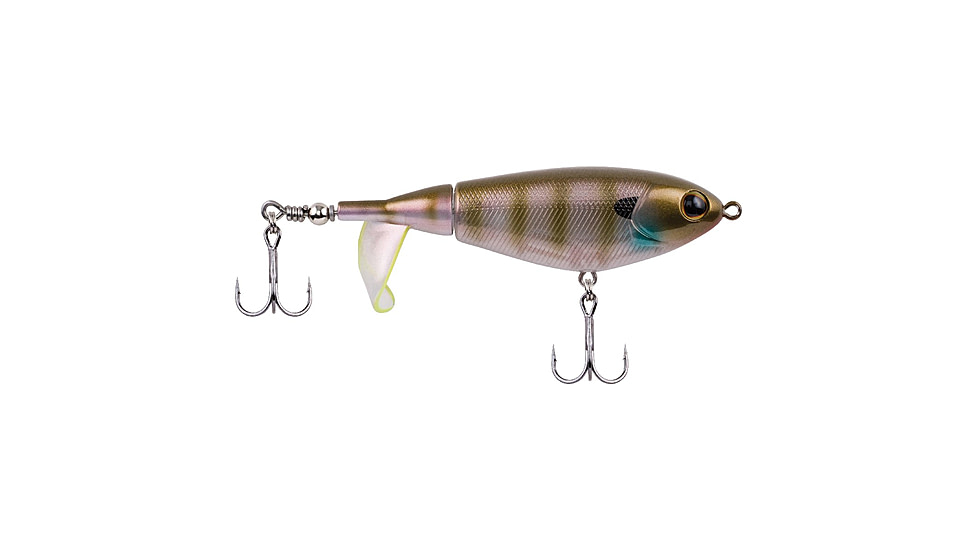 Berkley Choppo Hard Bait, Topwater, 90, 1/2 oz, 90mm, Topwater, Hook Size 5, 2 Hooks, Ghost Bluegill, 1487261
