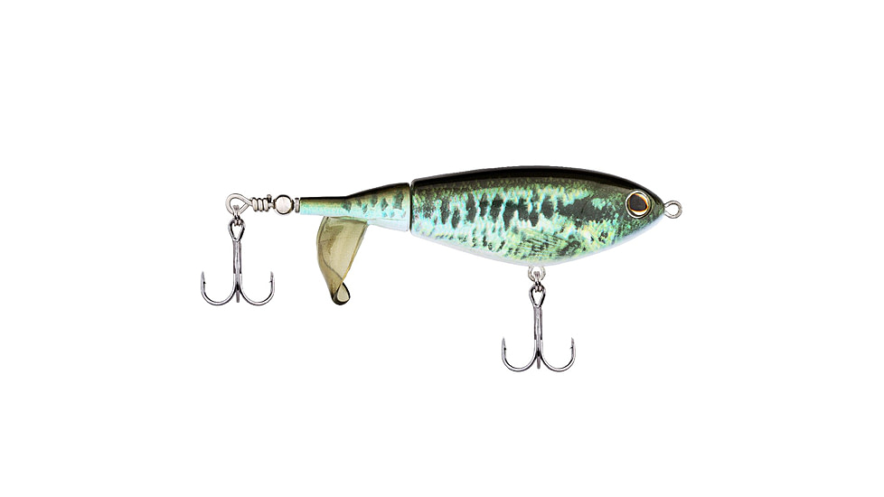 Berkley Choppo Hard Bait, Topwater, 90, 1/2 oz, 90mm, Topwater, Hook Size 5, 2 Hooks, HD Baby Bass, 1547143