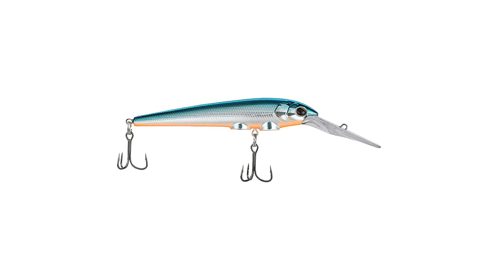 Berkley Deep Hit Stick Hard Baits, Crankbaits, Freshwater, 1/3 oz, Blue Chrome, 9, 1600836