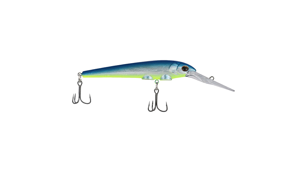 Berkley Deep Hit Stick Hard Baits, Crankbaits, Freshwater, 1/3 oz, Blue Slime, 9, 1600837