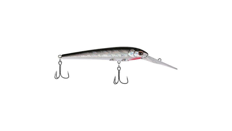 Berkley Deep Hit Stick Soft Bait Lures, Crankbaits, Freshwater, 1 Pack, 1/2 oz, Black Silver, 10.5, 1600945